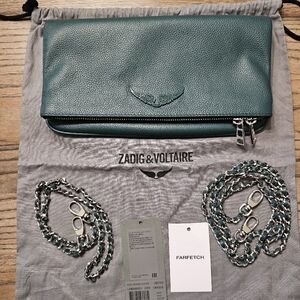 Zadig & Voltaire rock clutch bag
